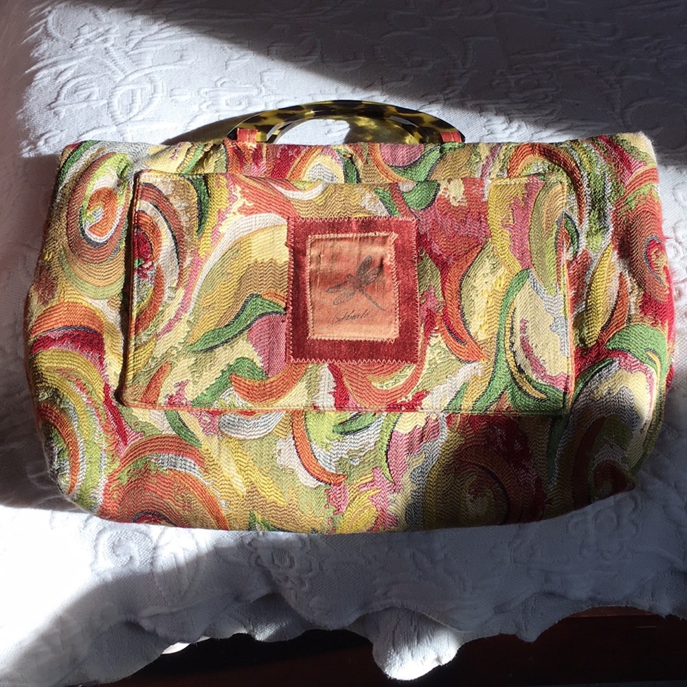 Handmade one of a kind Italian fabric bag
